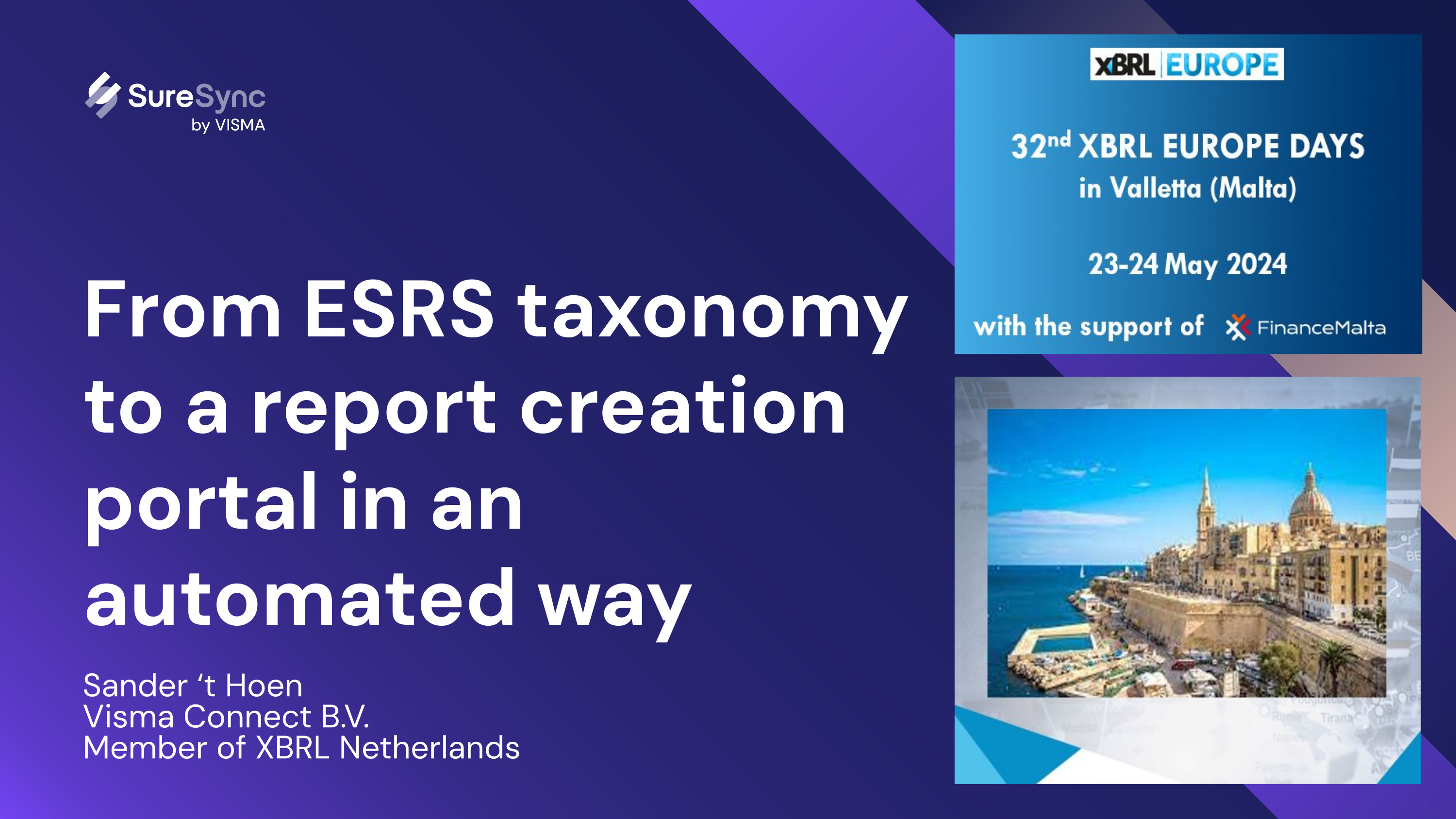 From ESRS taxonomy to a report creation portal in an automated way