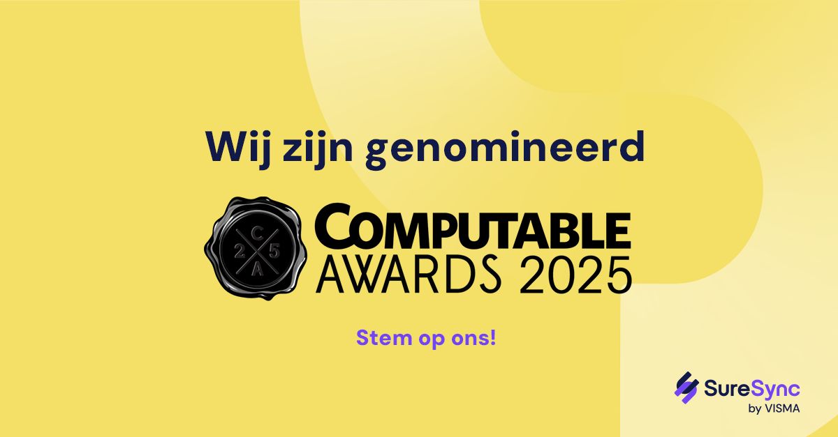 SureSync drie keer genomineerd voor de Computable Awards 2025